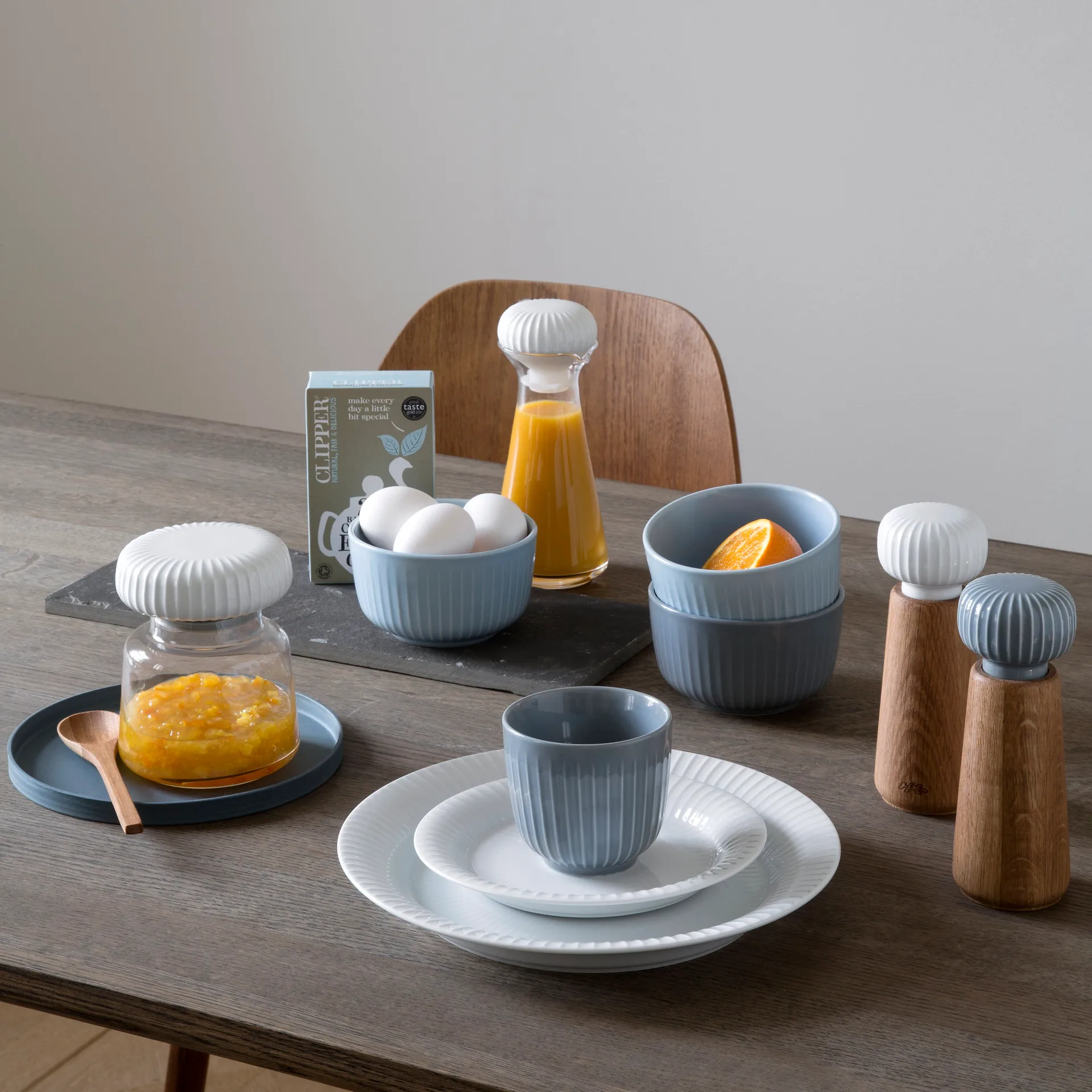 Piatto Hammershøi bianco, Ø 19 cm
​ Kähler