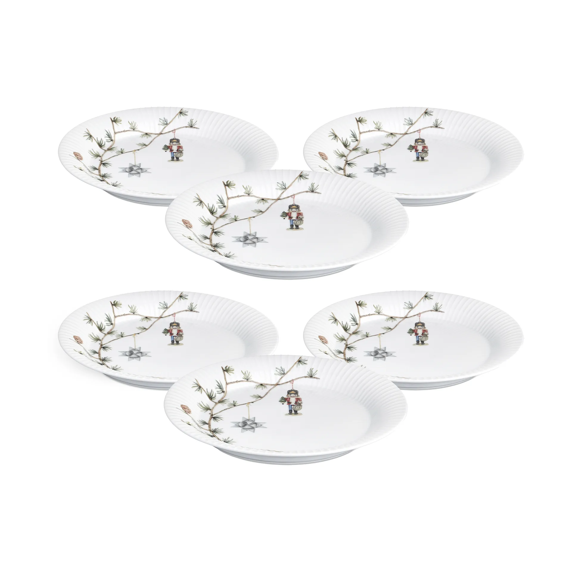 Piatto Hammershøi Christmas Ø27 cm confezione da 6,  Kähler