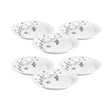 Piatto Hammershøi Christmas Ø27 cm confezione da 6 - Kähler