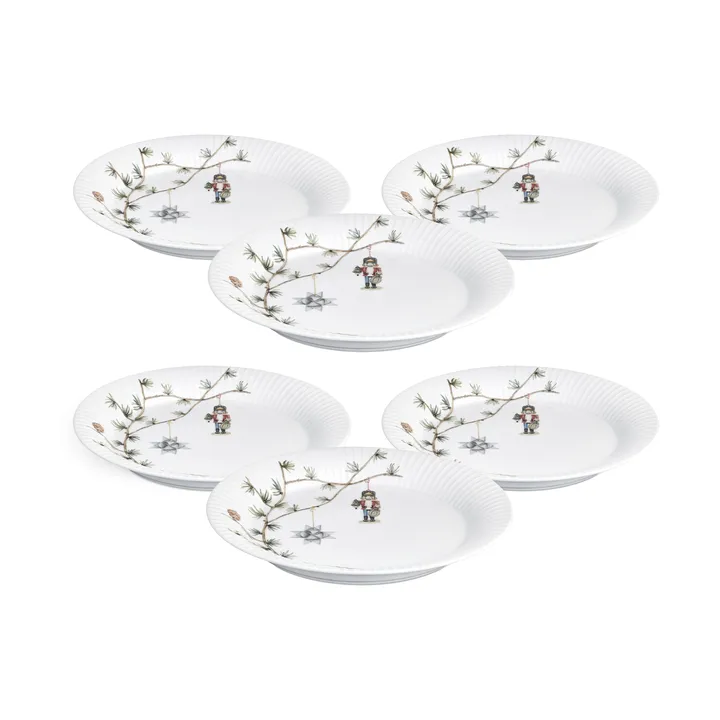 Piatto Hammershøi Christmas Ø27 cm confezione da 6 - Kähler