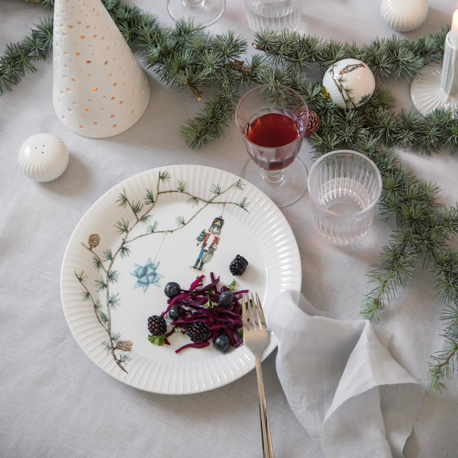 Piatto Hammershøi Christmas Ø27 cm confezione da 6,  Kähler