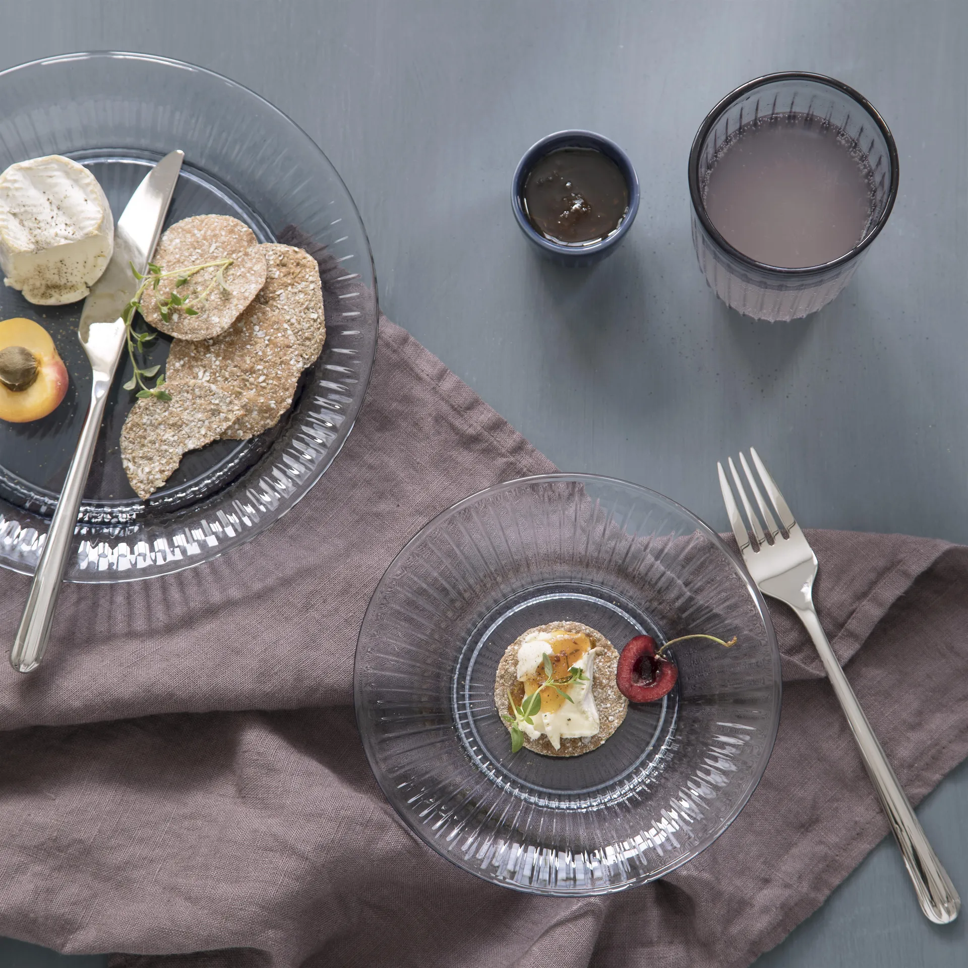 Piatto in vetro Hammershøi Ø 17 cm, trasparente Kähler