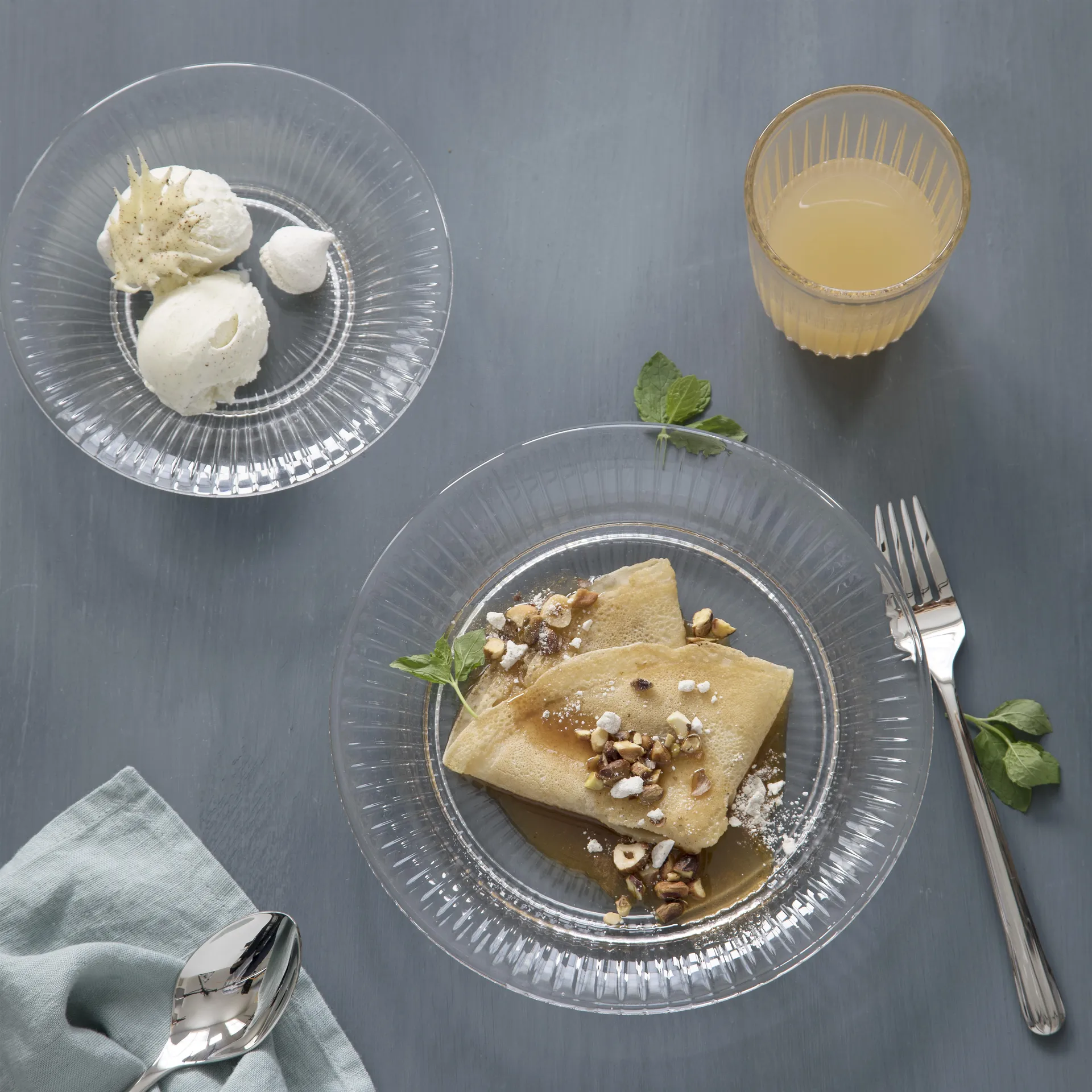 Piatto in vetro Hammershøi Ø 17 cm, trasparente Kähler