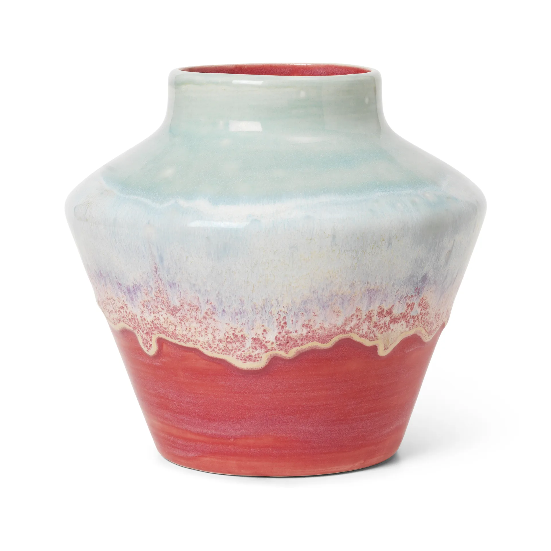 Poppery vaso 20,5 cm, Mint-pink Kähler
