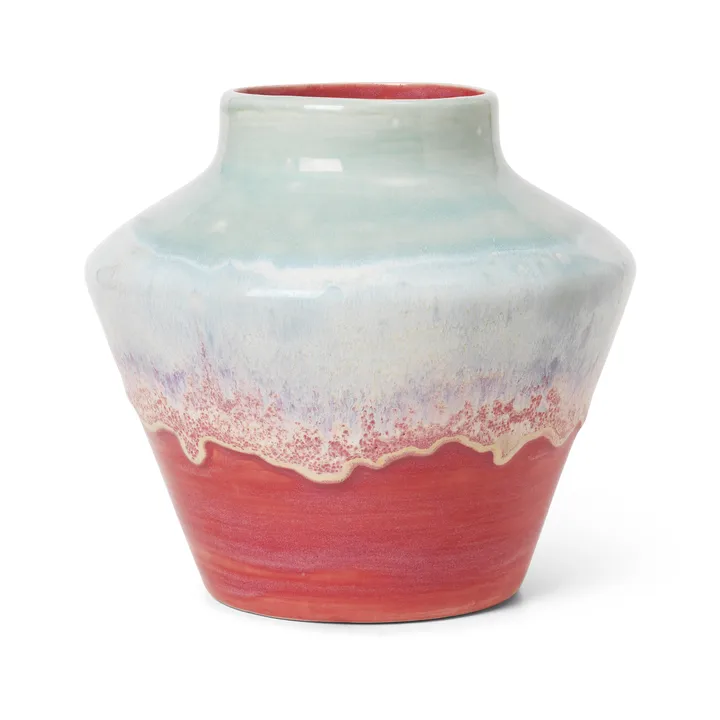 Poppery vaso 20,5 cm - Mint-pink - Kähler