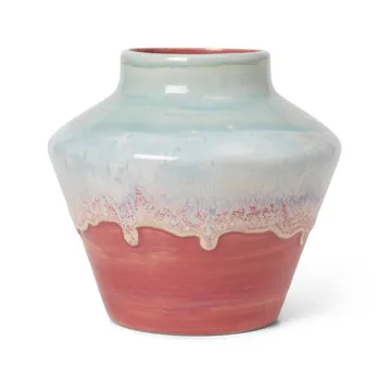 Poppery vaso 20,5 cm - Mint-pink - Kähler