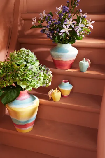 Poppery vaso 20,5 cm - Mint-pink - Kähler