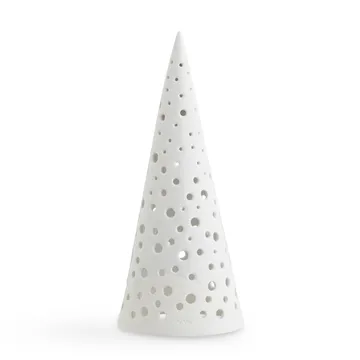 Portacandela Nobili, piccolo - snow bianco - Kähler