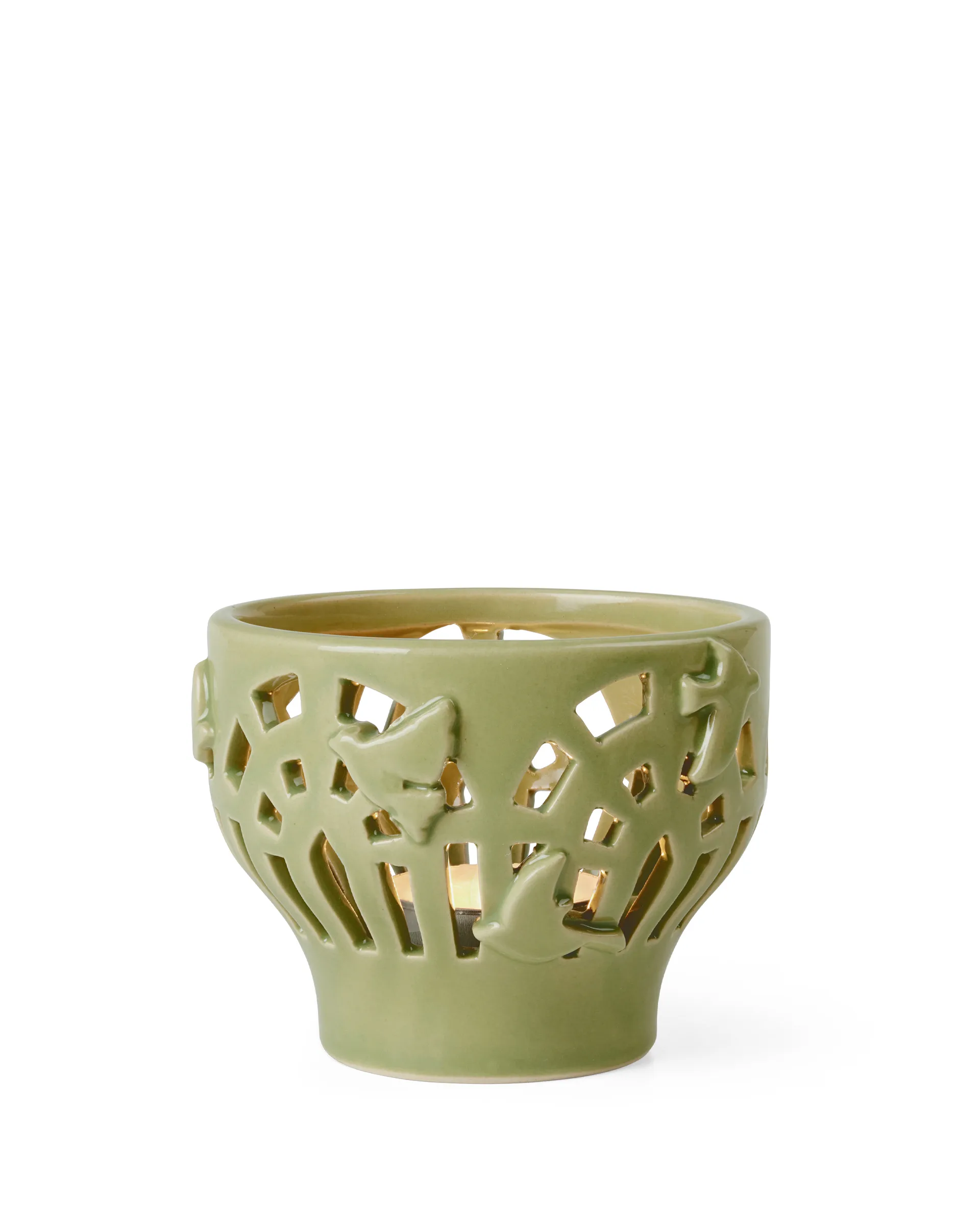 Portacandela Orangery Ø 9 cm, Spring leaf Kähler