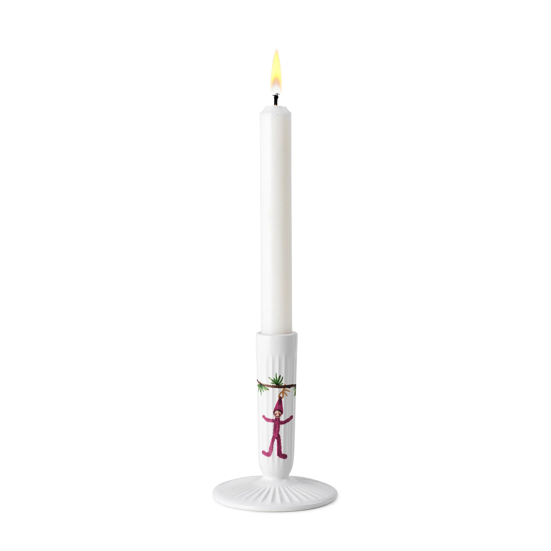 Portacandele Hammershøi Christmas bianco, 12 cm Kähler