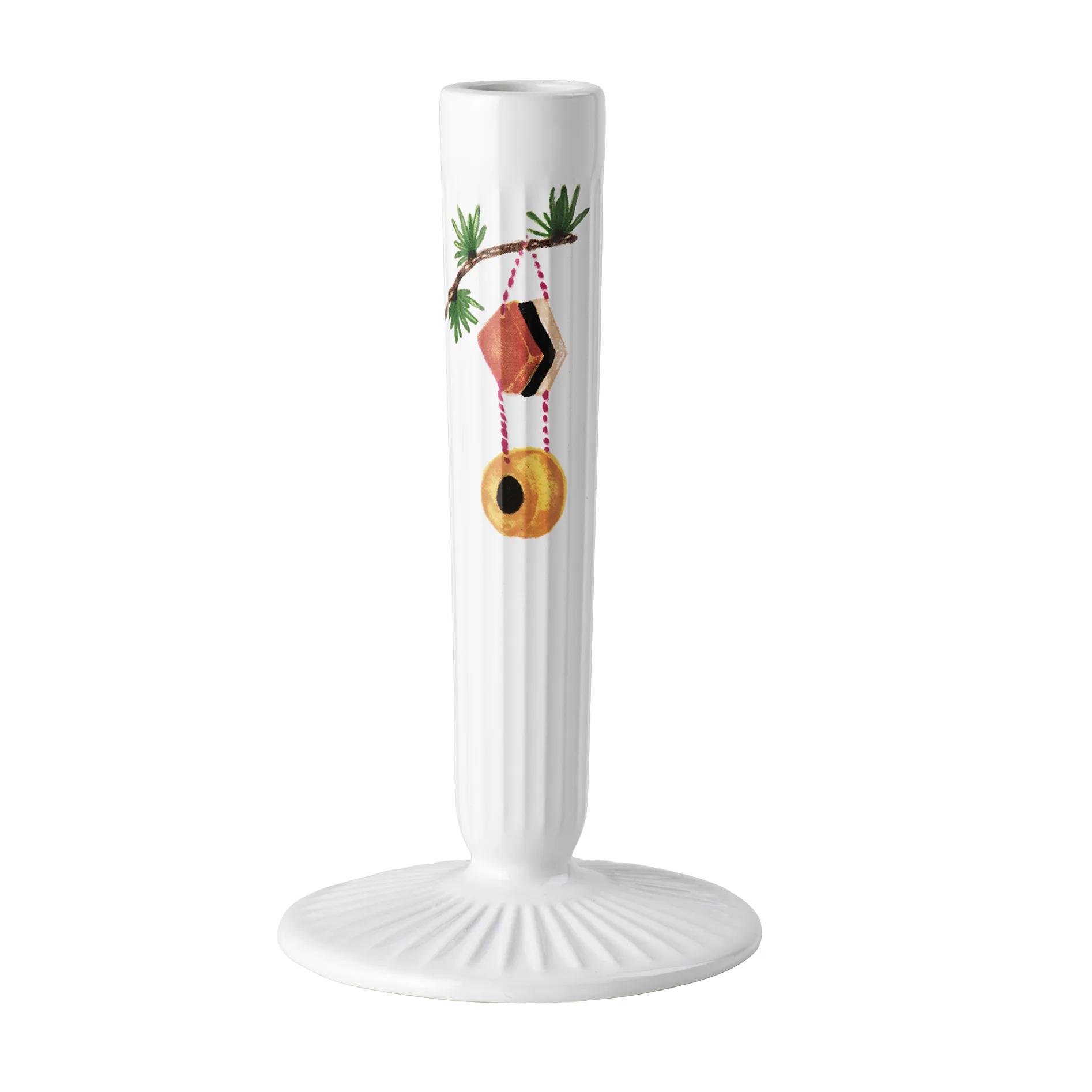 Portacandele Hammershøi Christmas bianco, 16 cm Kähler