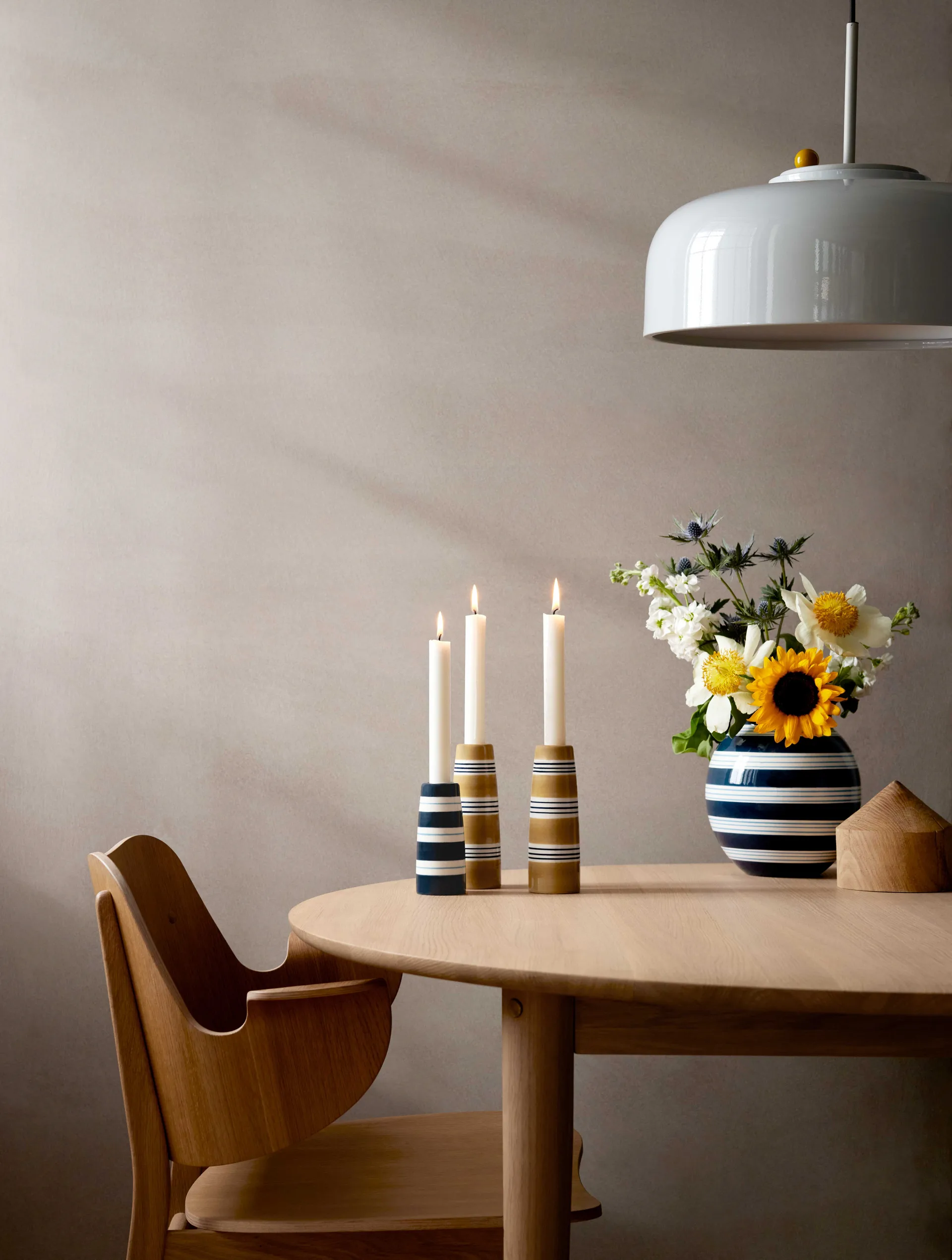 Portacandele Omaggio Nuovo 16 cm, Ocra Kähler