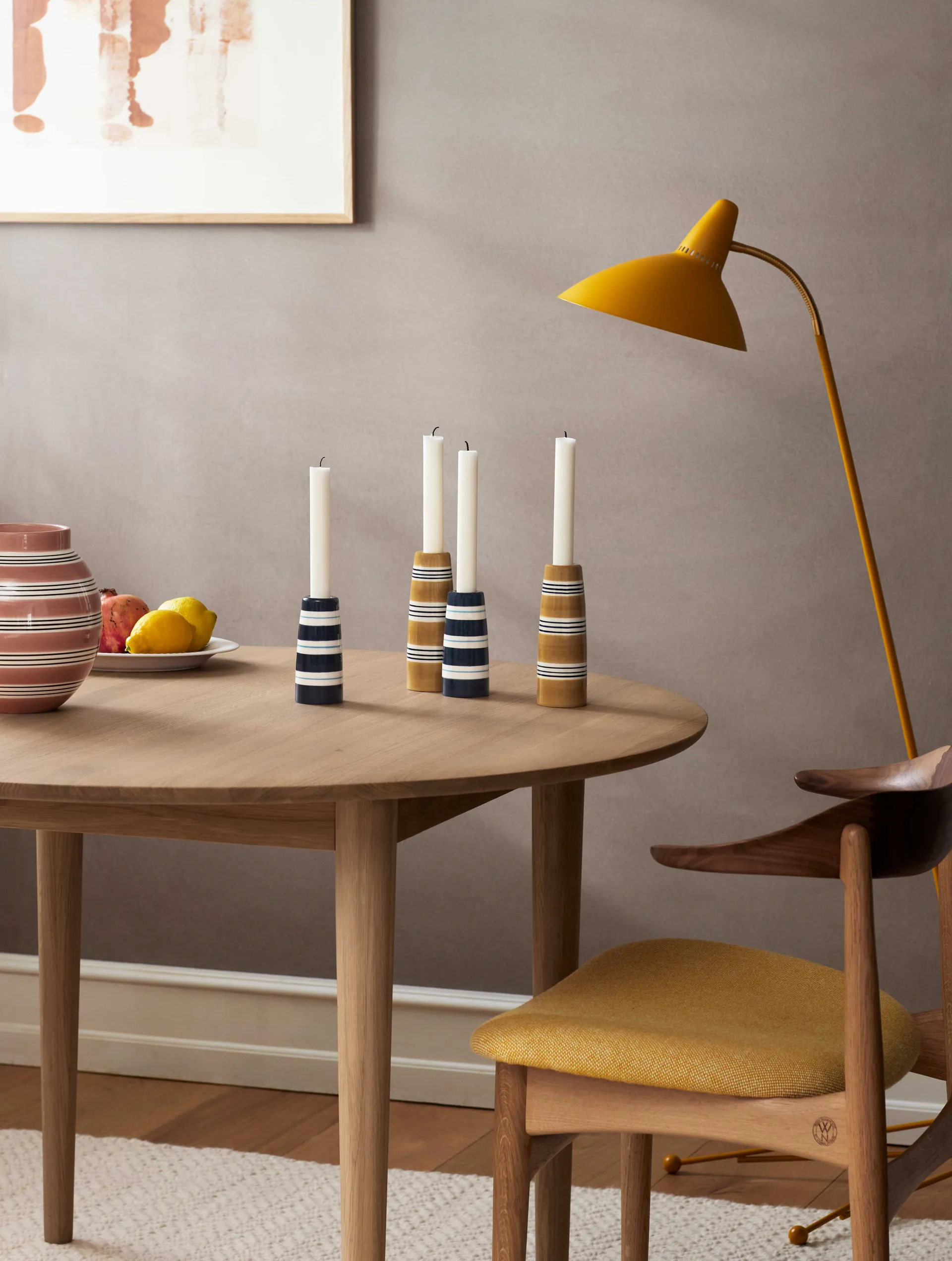 Portacandele Omaggio Nuovo 16 cm, Ocra Kähler