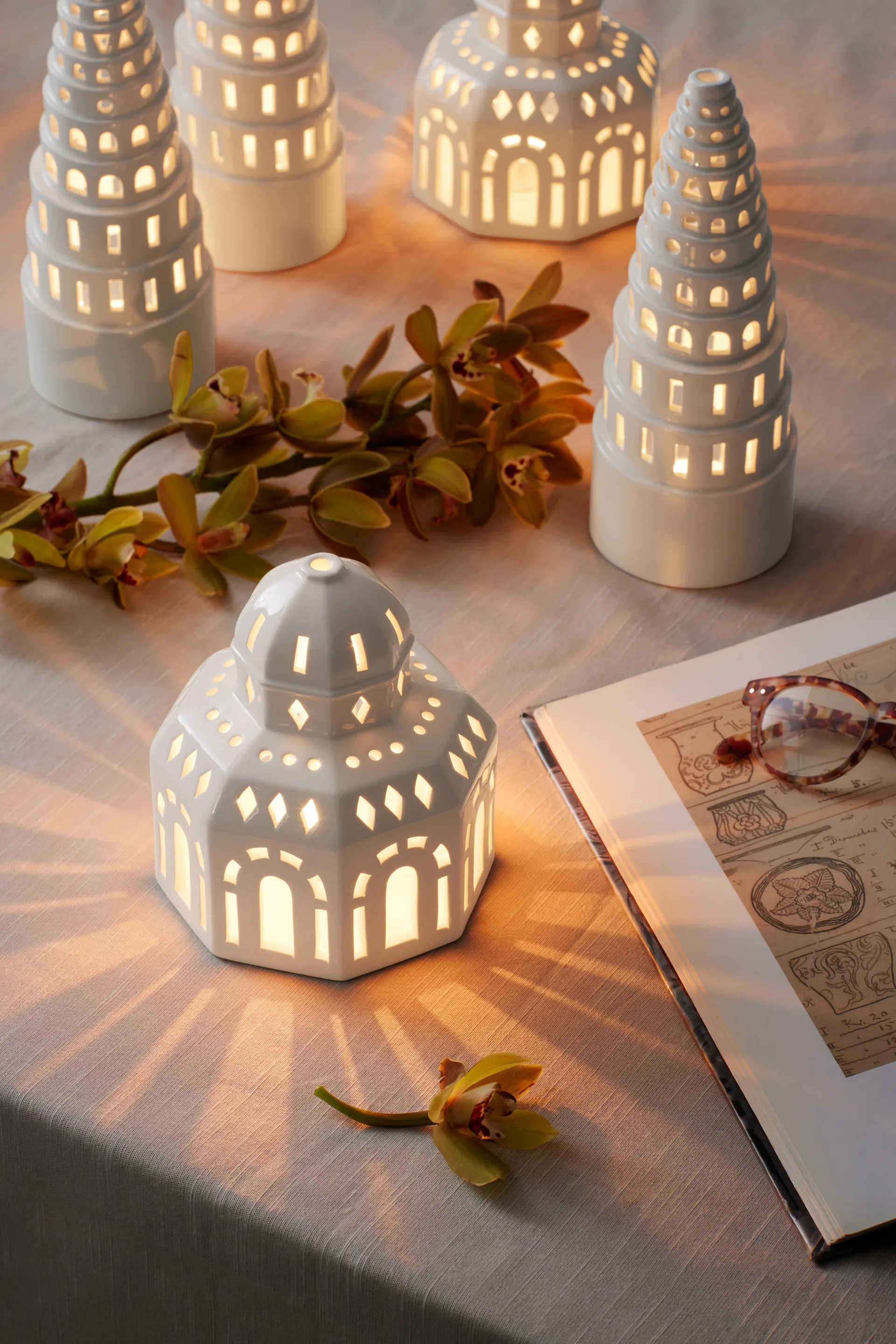 Portacandele Urbania, Vetro Kähler