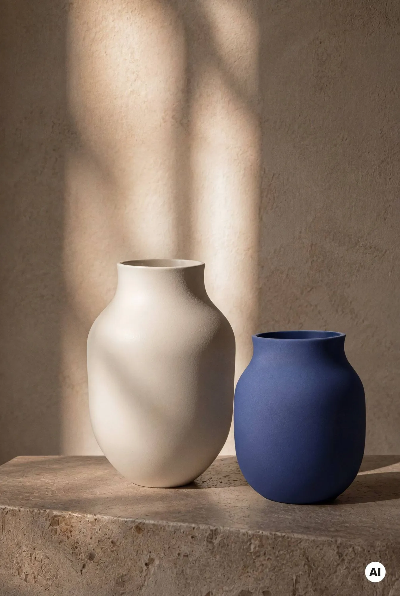 Studio Omaggio vaso, Blu, 20 cm Kähler