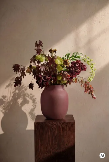 Studio Omaggio vaso - Bordeaux, 20 cm - Kähler