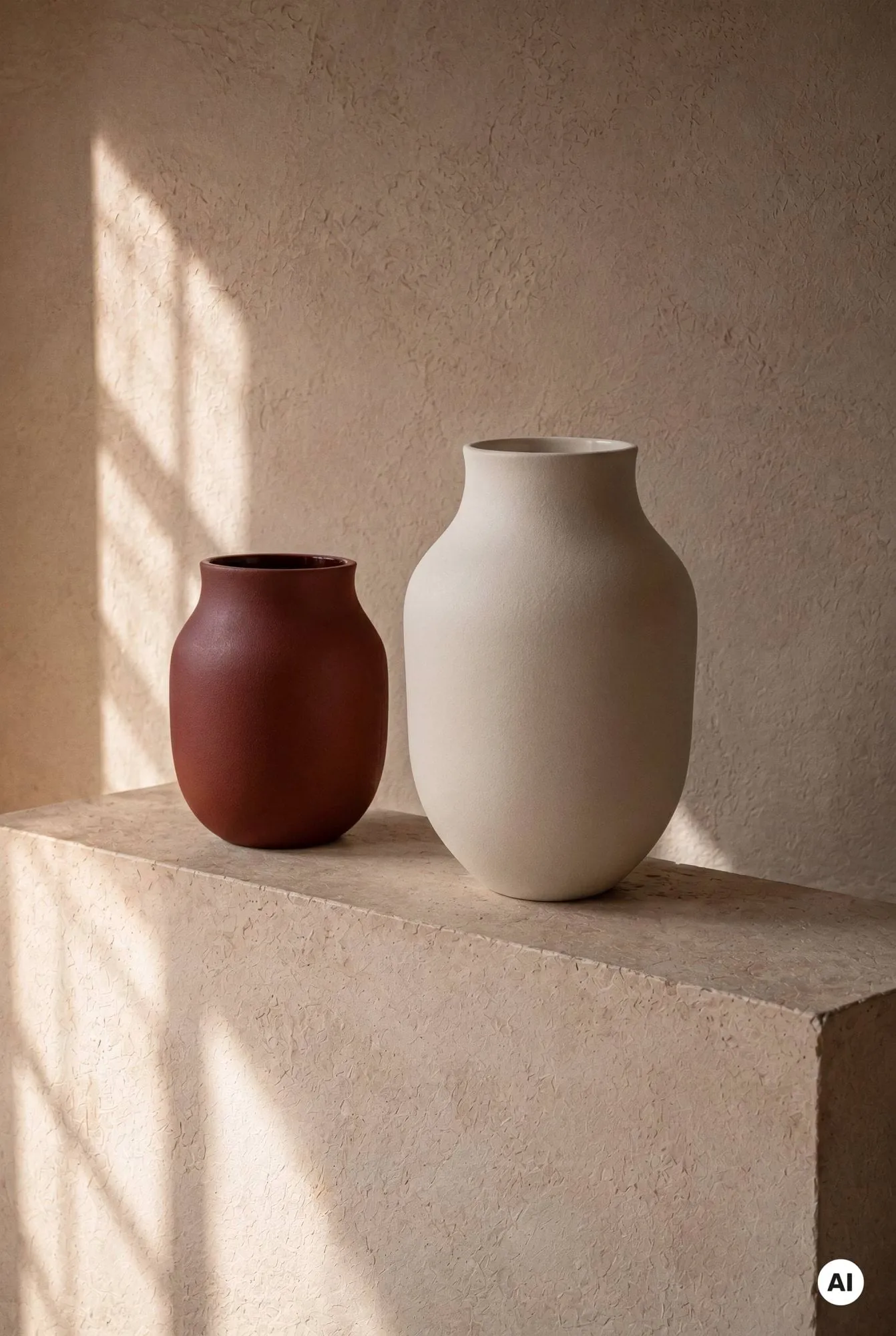 Studio Omaggio vaso, Bordeaux, 20 cm Kähler