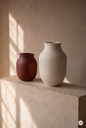 Studio Omaggio vaso - Bordeaux, 20 cm - Kähler