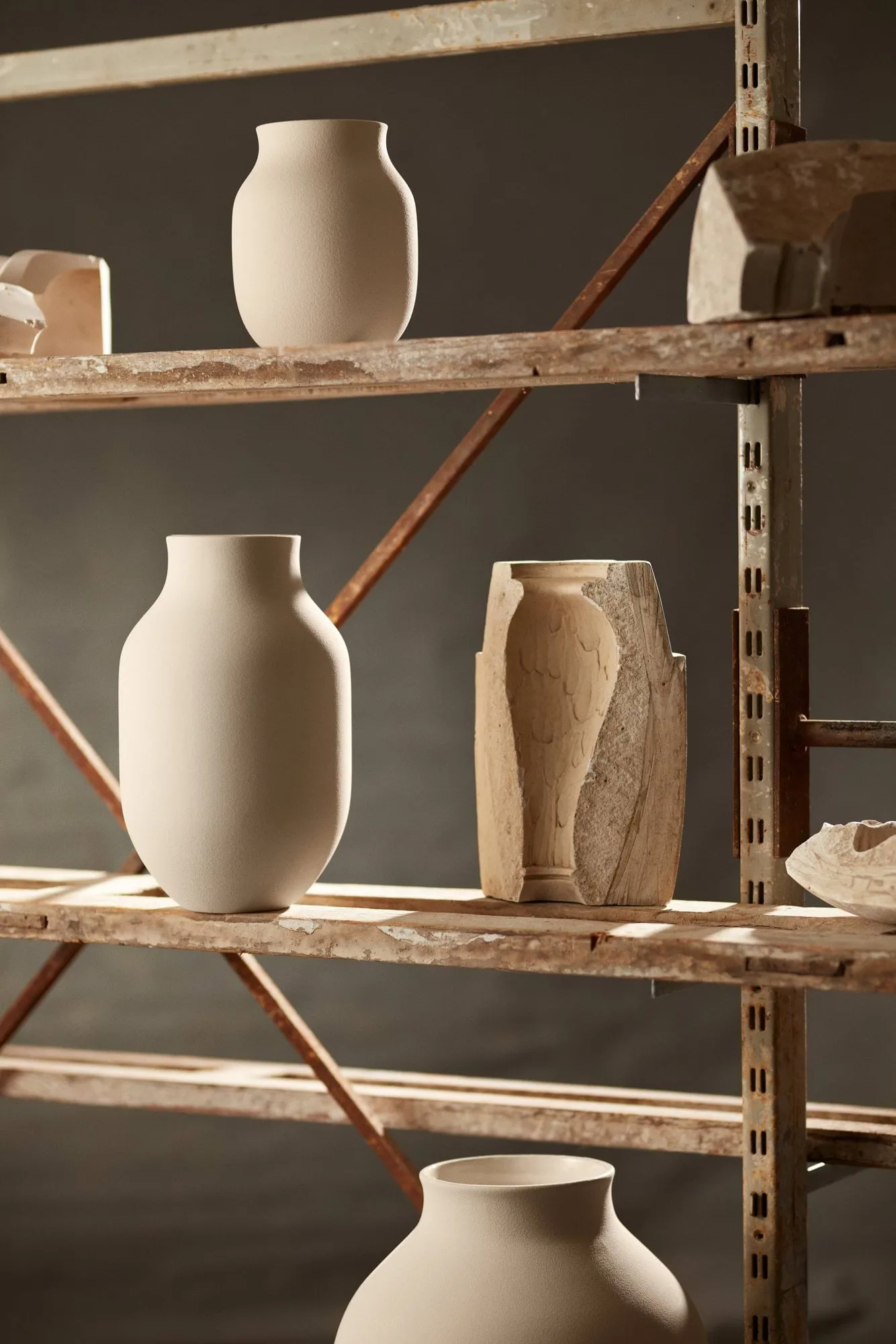 Studio Omaggio vaso, Sabbia, 20 cm Kähler