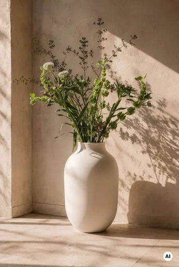 Studio Omaggio vaso - Sabbia, 50 cm - Kähler