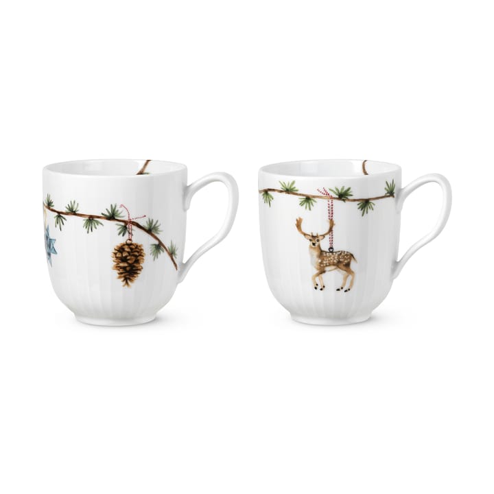 Tazza di Natale Hammershøi Christmas 33 cl 2 pezzi - 2021 e 2022 - Kähler