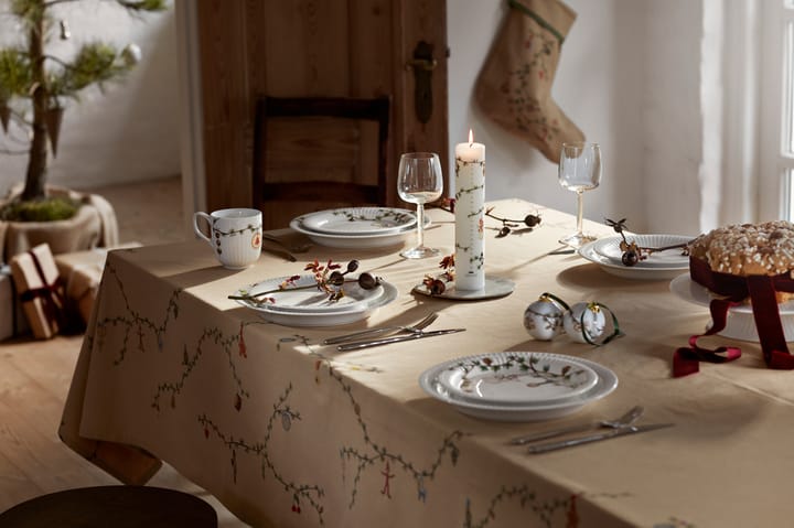 Tovaglia beige Hammershøi Christmas , 150x320 cm Kähler