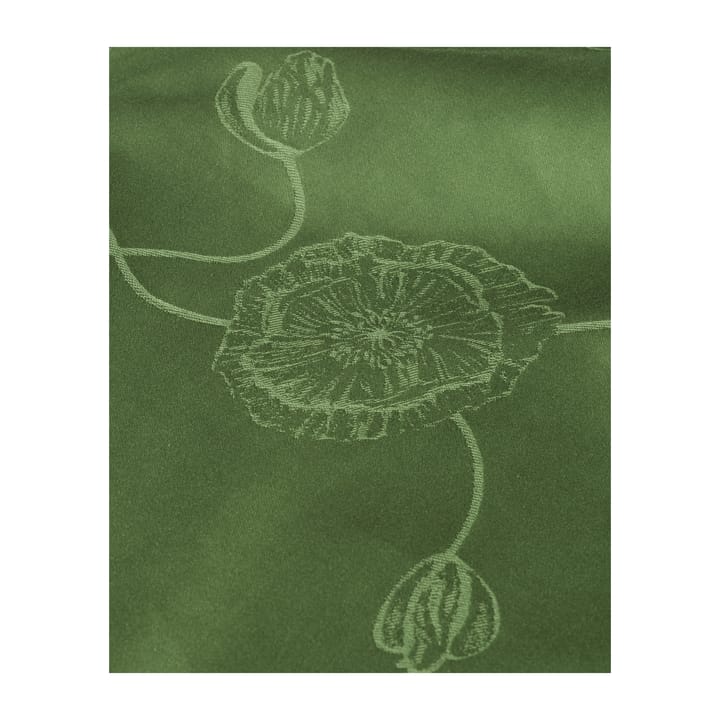 Tovaglia damascata Hammershøi Poppy, verde - 150x270 cm - Kähler