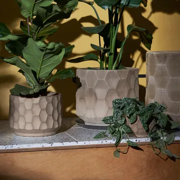 Vaso da fiori Groove light sand - Ø 16,5 cm
​ - Kähler