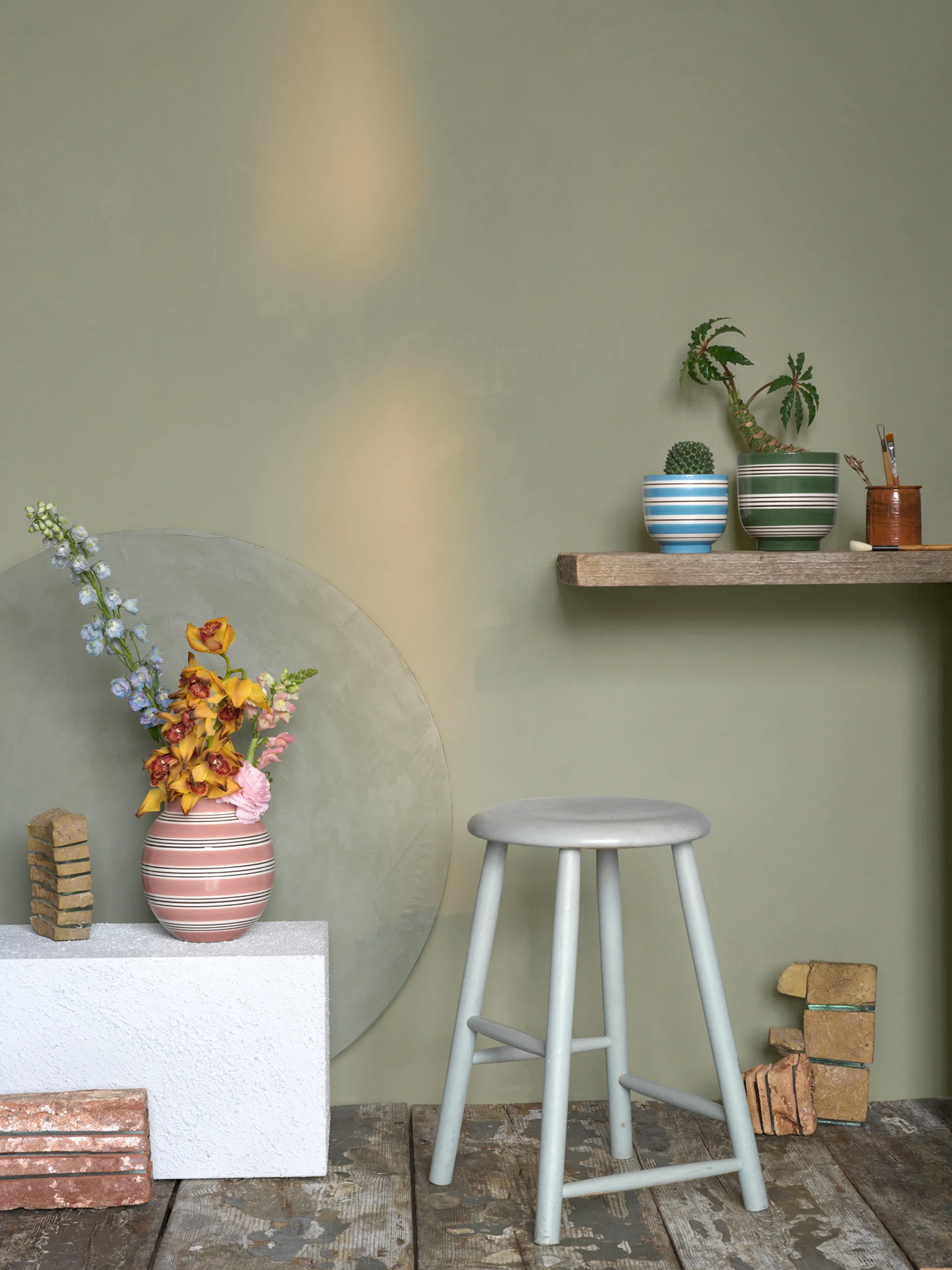 Vaso da fiori Omaggio Nuovo Ø 12 cm, Blu medio Kähler