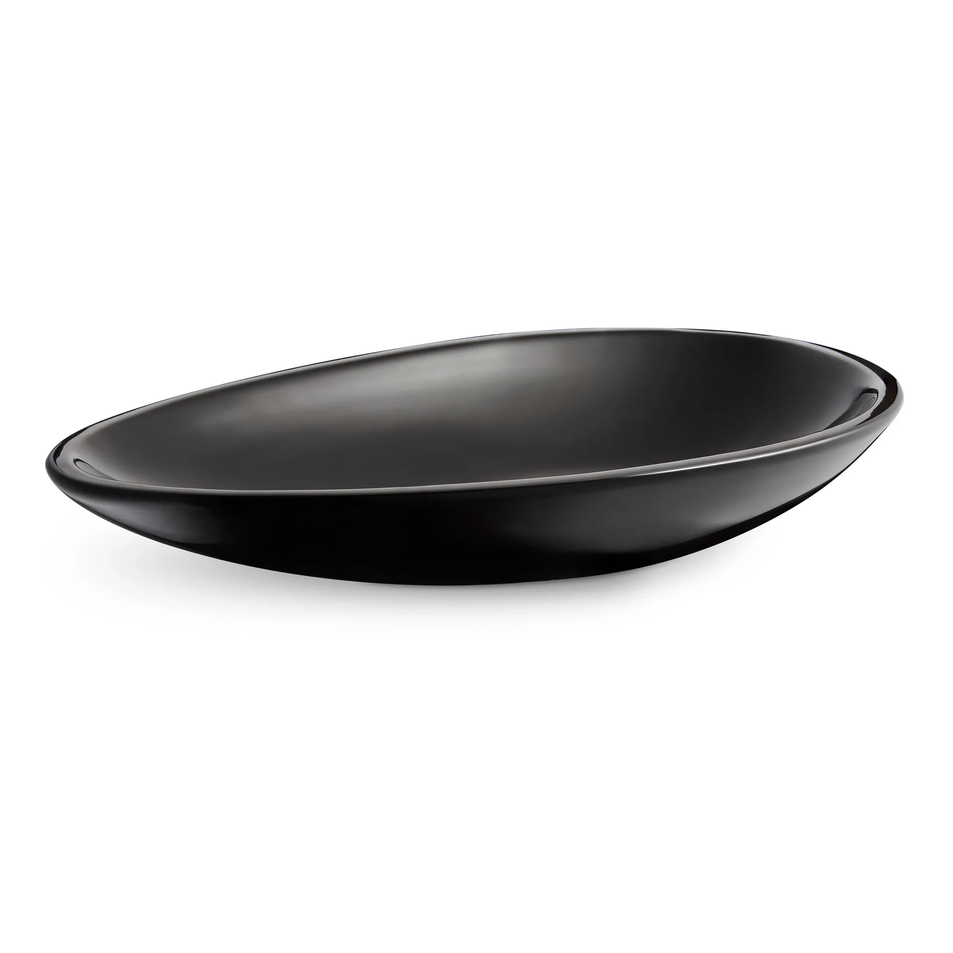 Vaso da portata ovale Kokong 35 cm, Marrone Kähler