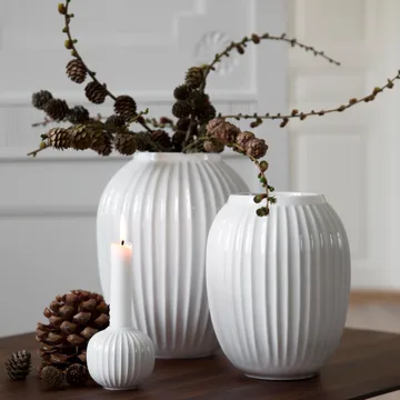 Vaso Hammershøi - Bianco, grande 25,5 cm - Kähler