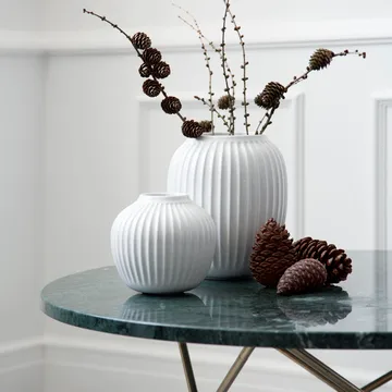 Vaso Hammershøi - Bianco, grande 25,5 cm - Kähler