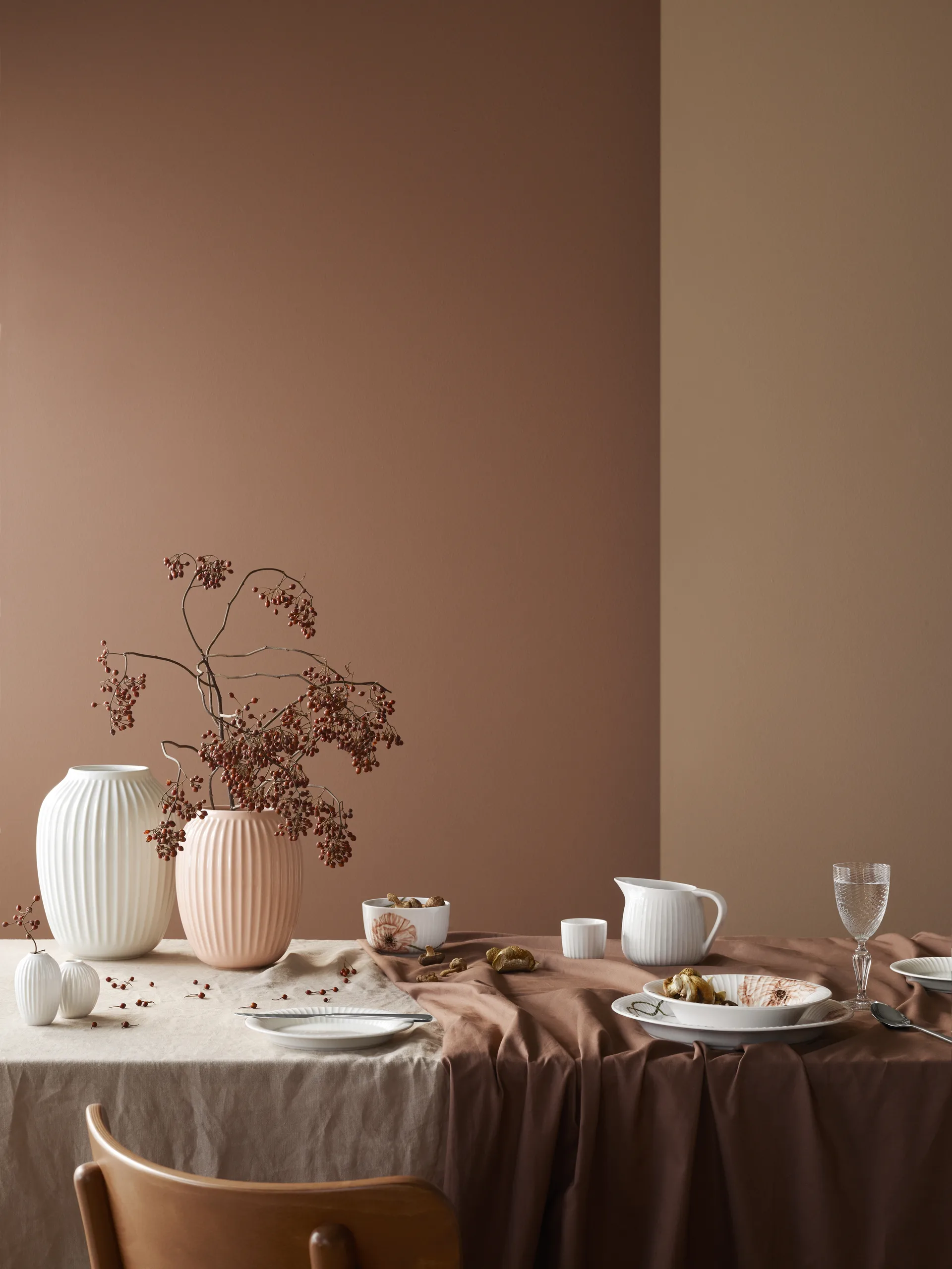 Vaso Hammershøi, Bianco, grande 25,5 cm Kähler