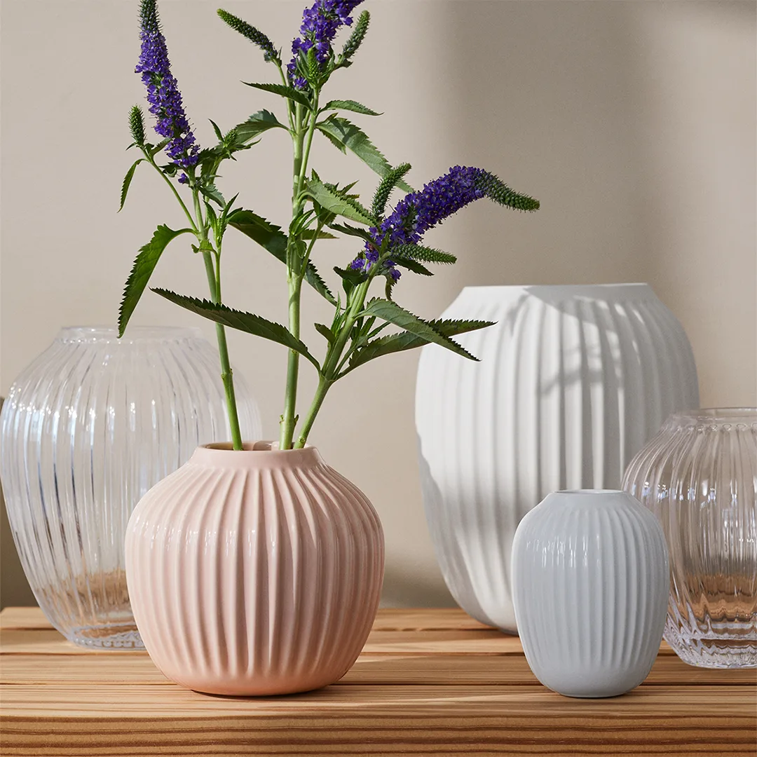 Vaso Hammershøi, Bianco, medio 21 cm Kähler