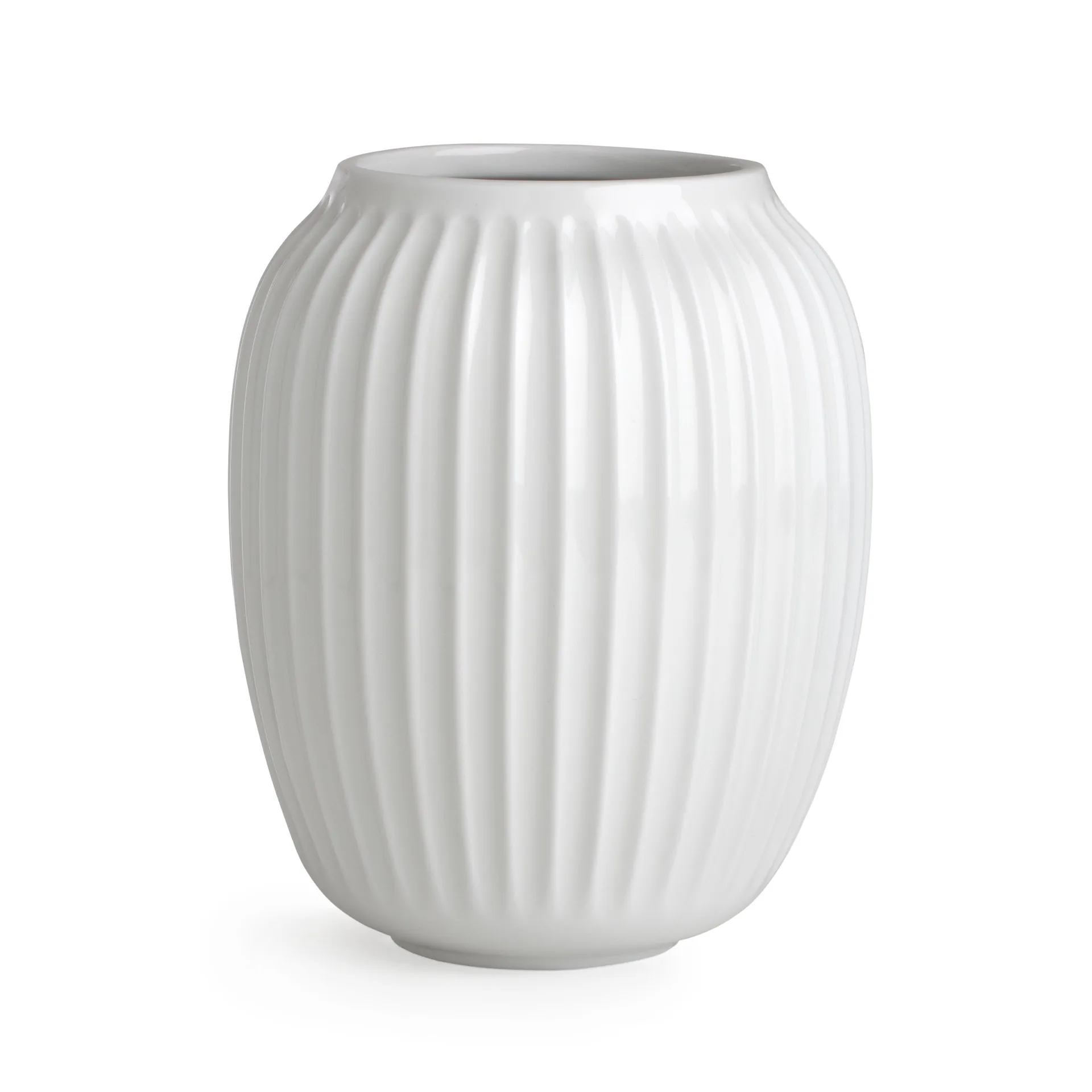 Vaso Hammershøi, Bianco, medio 21 cm Kähler