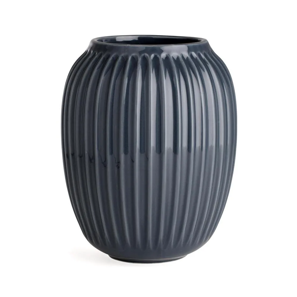 Vaso Hammershøi, Grigio antracite, medio 21 cm Kähler