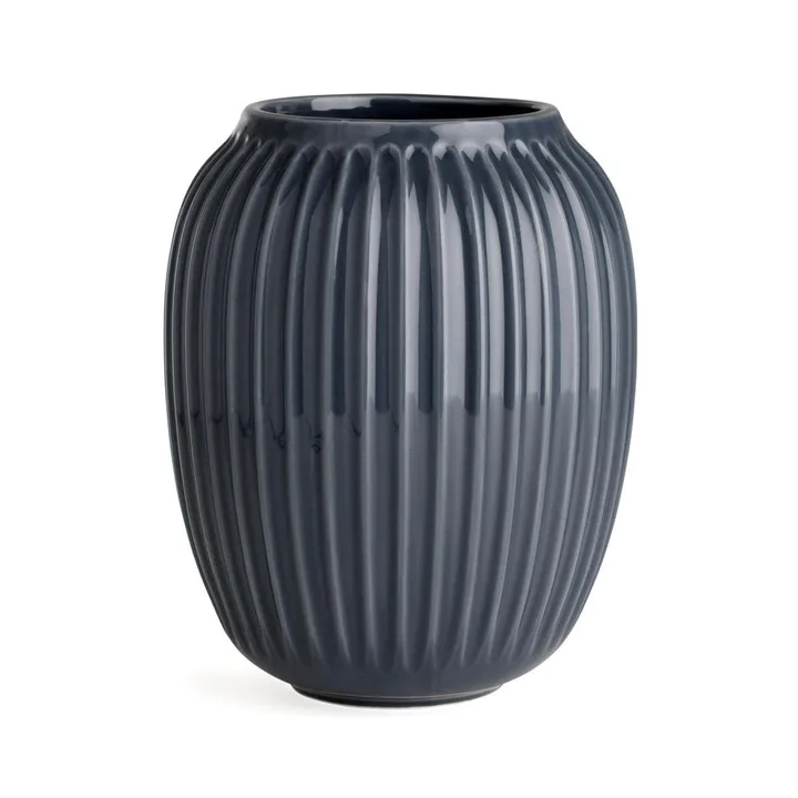 Vaso Hammershøi - Grigio antracite, medio 21 cm - Kähler