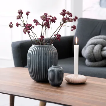 Vaso Hammershøi - Grigio antracite, mini 10 cm - Kähler