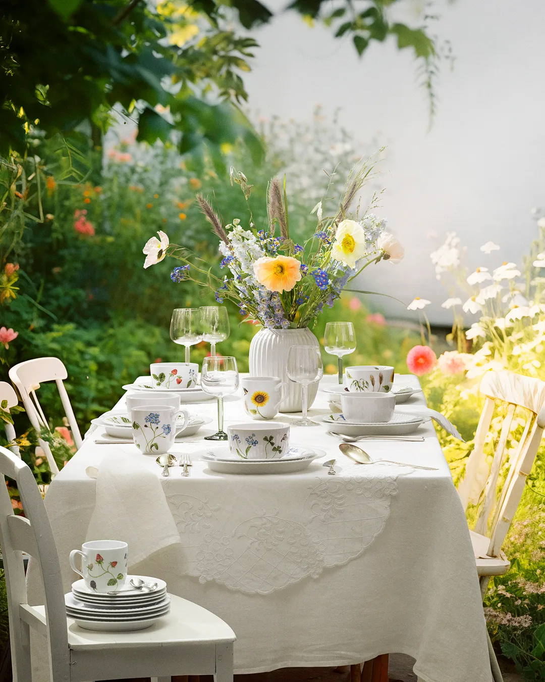 Vaso Hammershøi medio, bianco Kähler