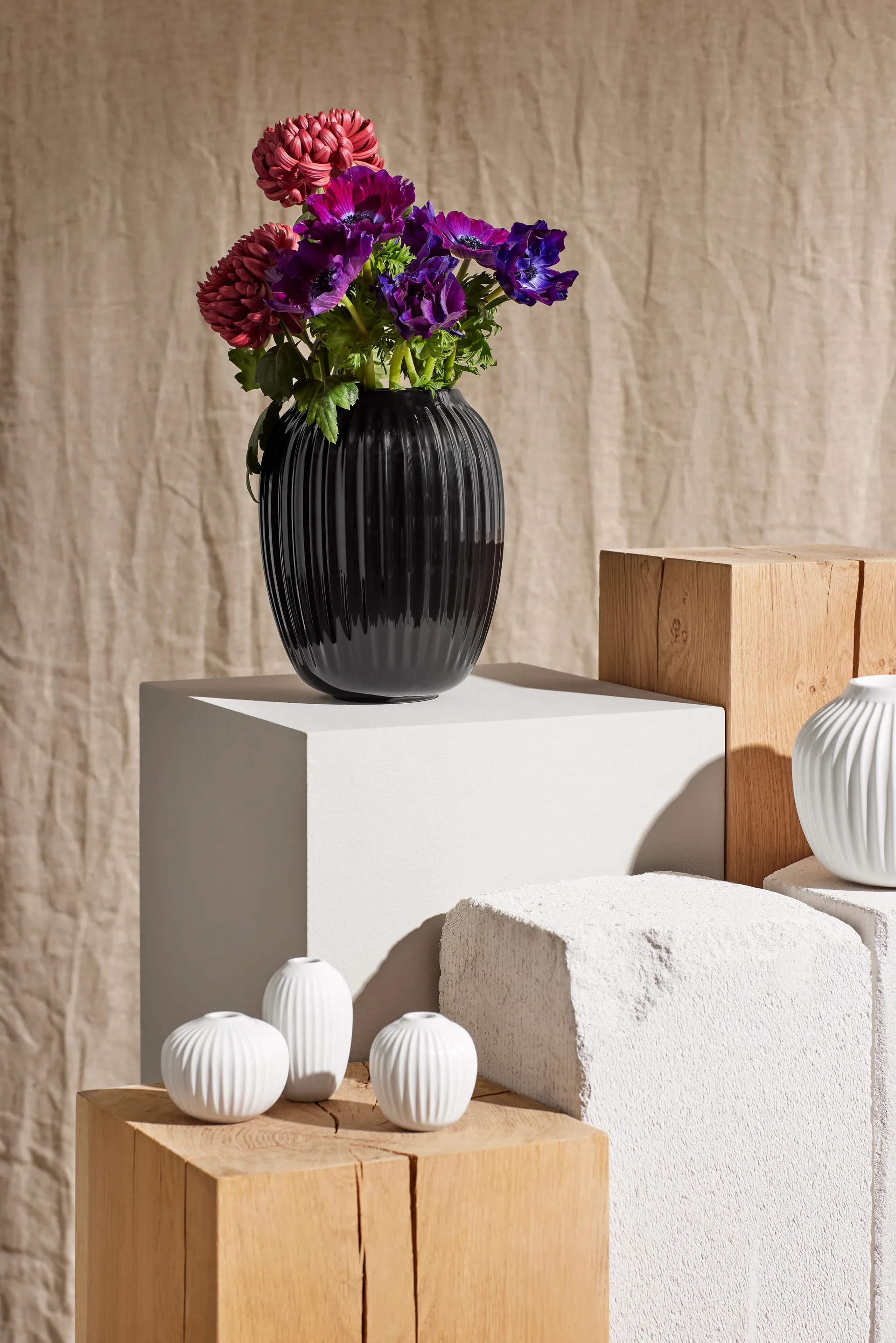 Vaso Hammershøi medio, Nero Kähler