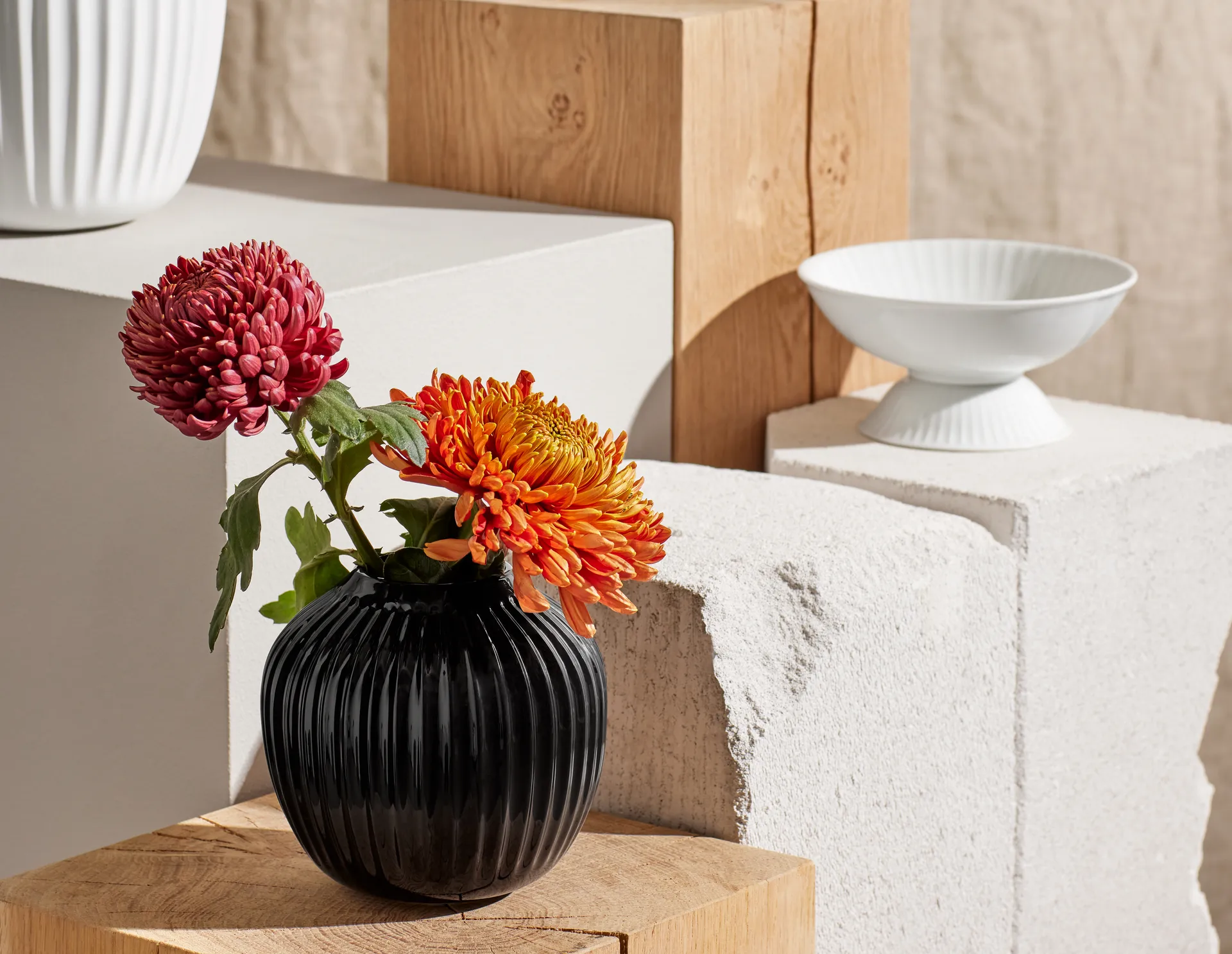 Vaso Hammershøi piccolo, Nero Kähler