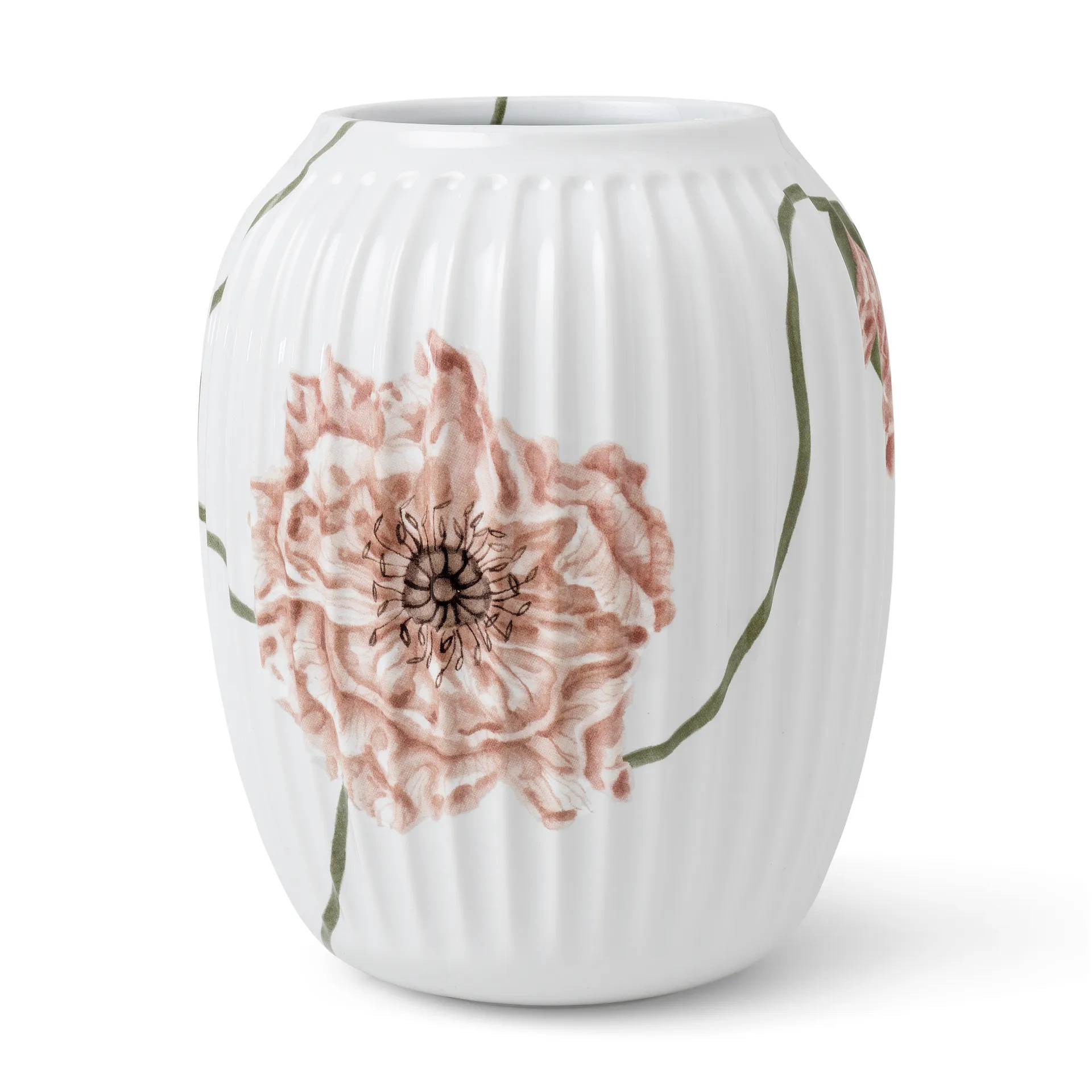 Vaso Hammershøi Poppy 21 cm, bianco Kähler