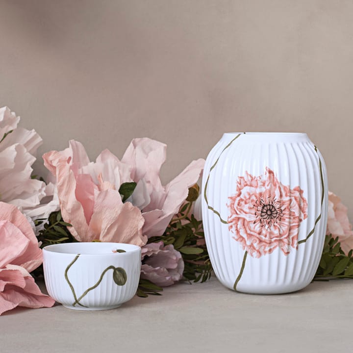 Vaso Hammershøi Poppy 21 cm - bianco - Kähler