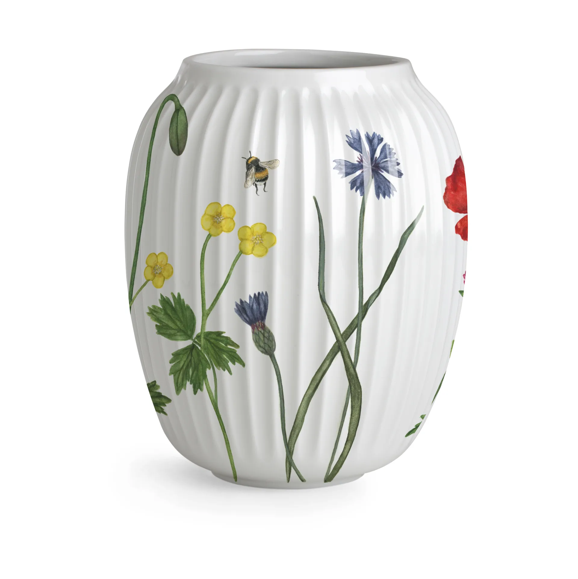 Vaso Hammershøi Summer 21 cm, Fiori selvatici Kähler