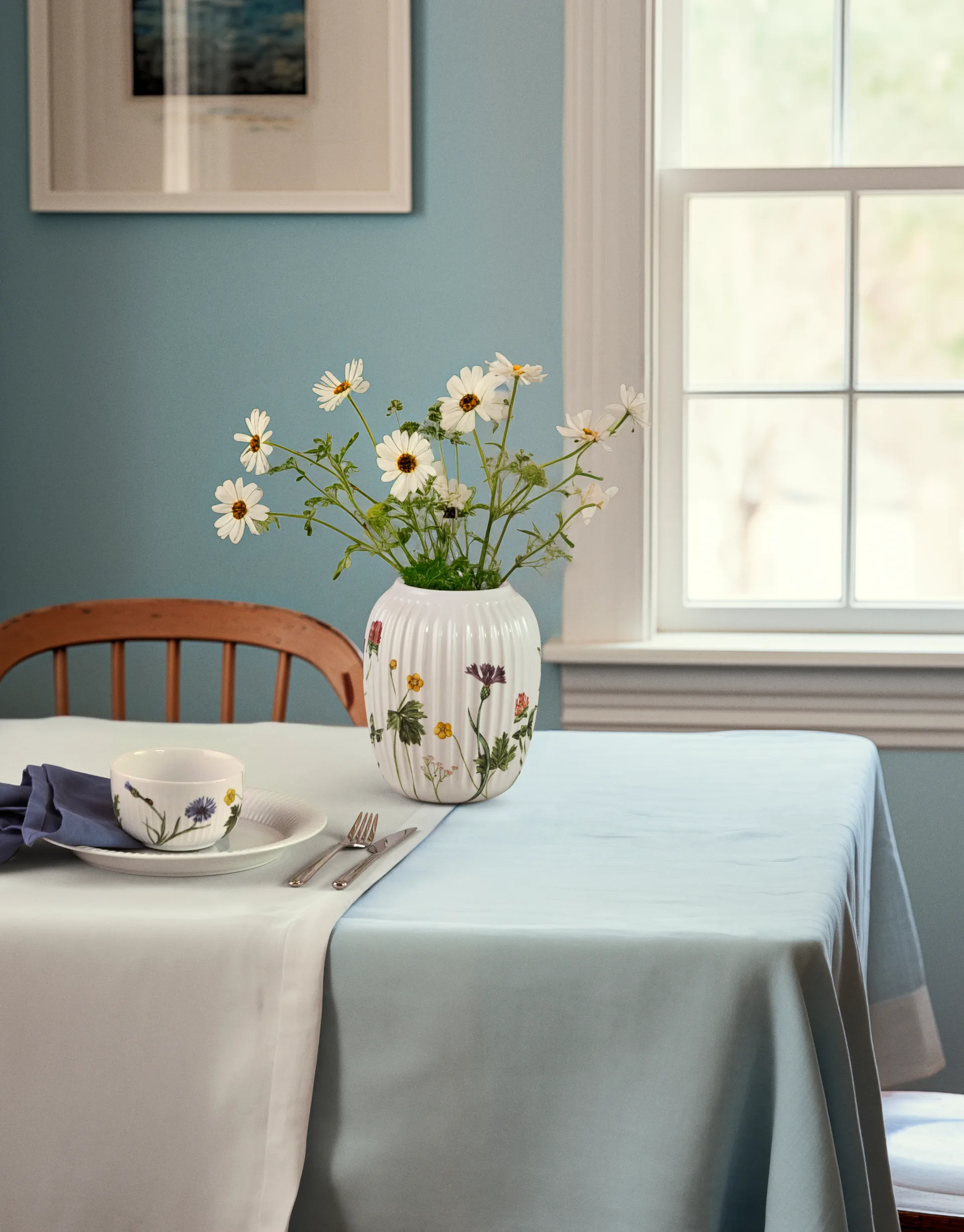 Vaso Hammershøi Summer 21 cm, Fiori selvatici Kähler