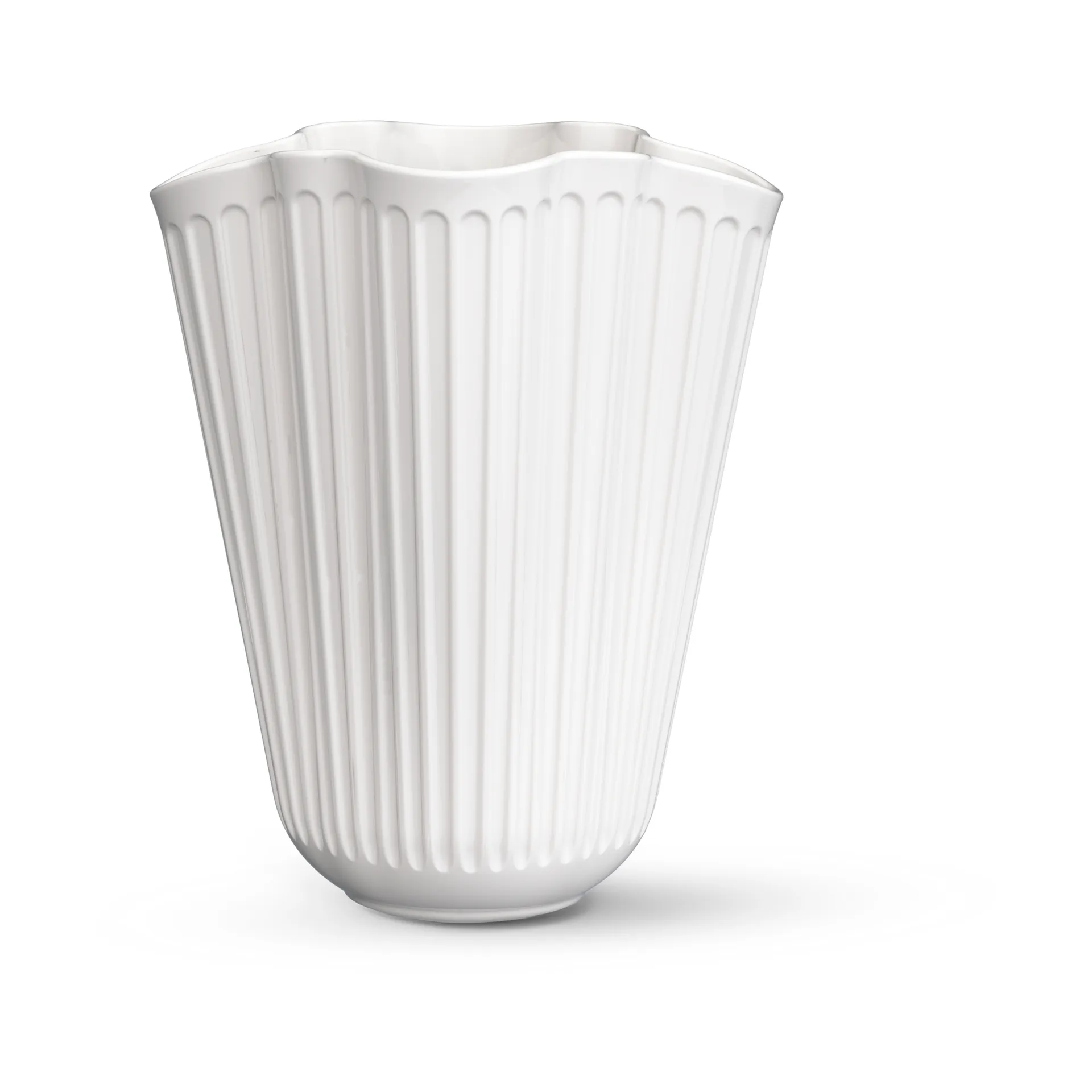 Vaso Hammershøi unfold 16,5 cm, Bianco Kähler