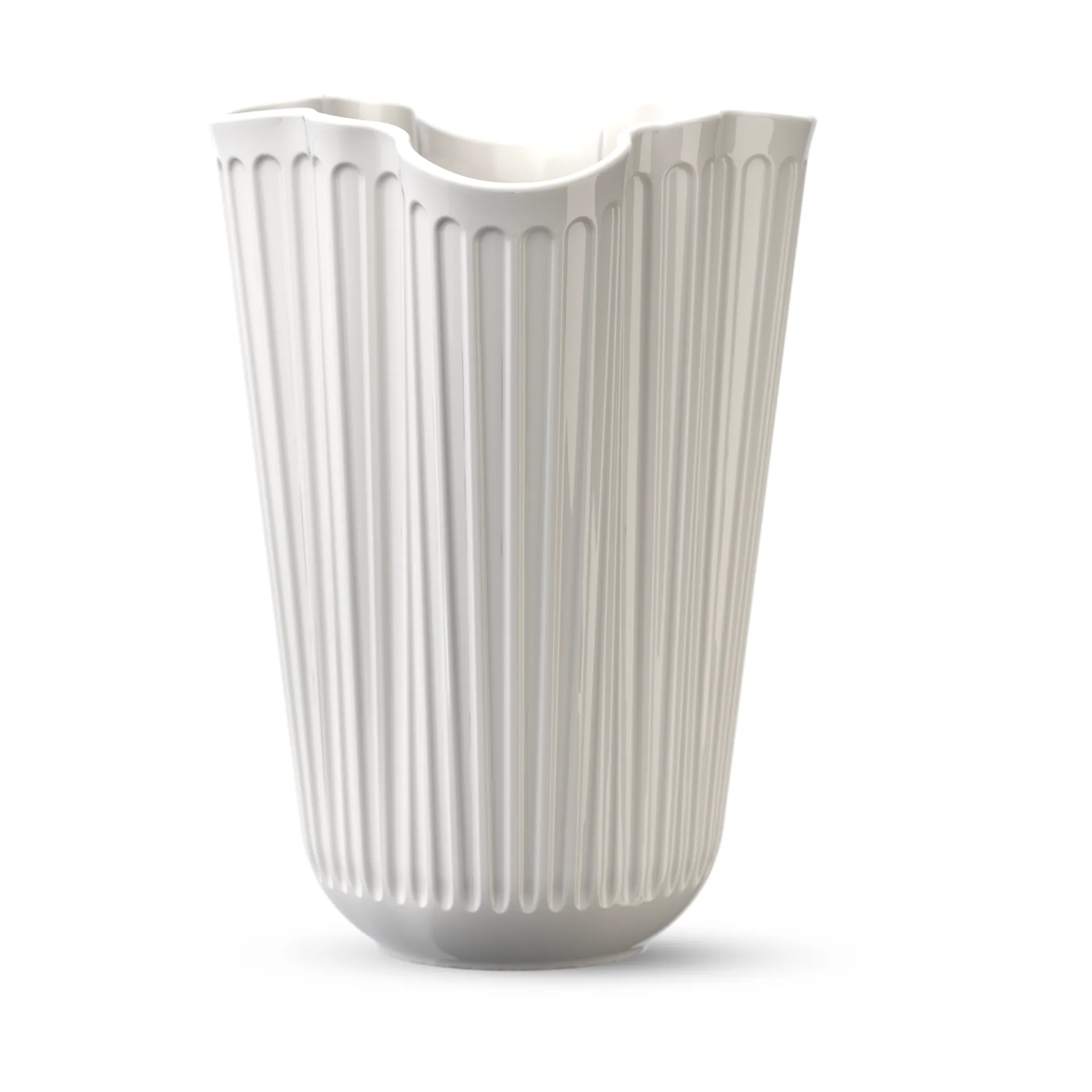 Vaso Hammershøi unfold 20,5 cm, Bianco Kähler