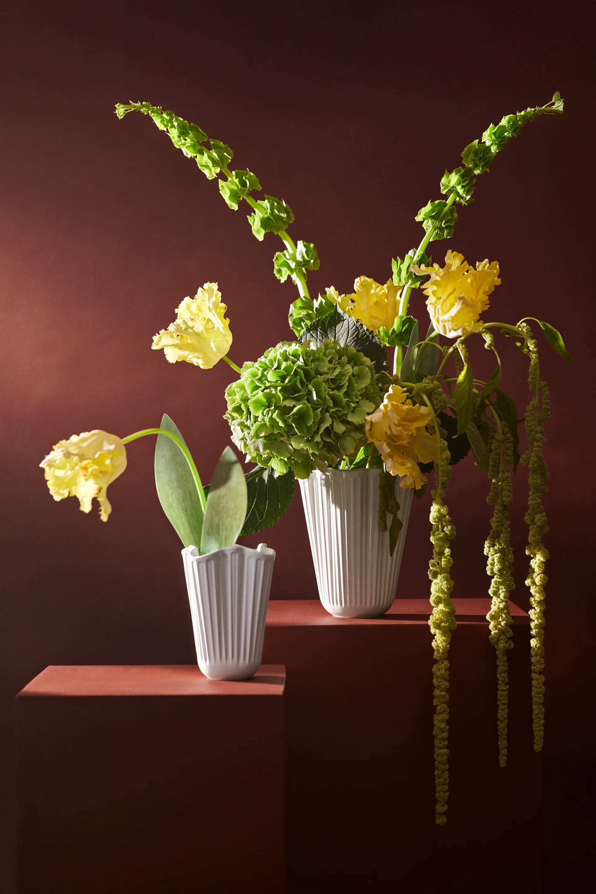 Vaso Hammershøi unfold, Bianco, 16,5 cm Kähler