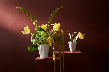 Vaso Hammershøi unfold - Bianco, 16,5 cm - Kähler