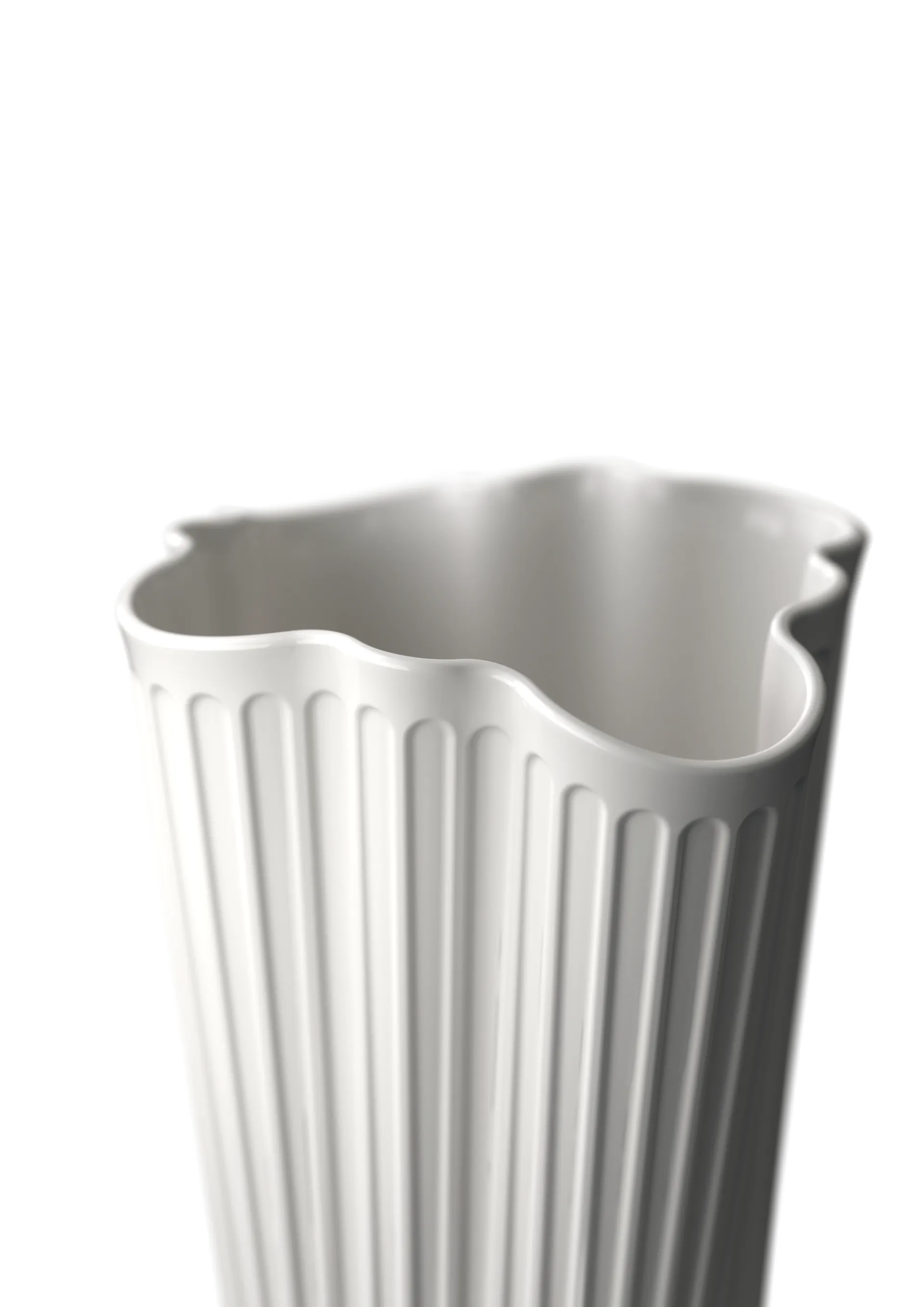 Vaso Hammershøi unfold, Bianco, 20,5 cm Kähler